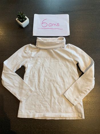 Sous pull col roulé manches longues taille 6 ans