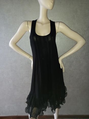 robe noire à volants chipie taille 42