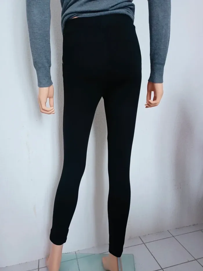 Legging noir à zippes Daysie T34 B*91 - photo numéro 4