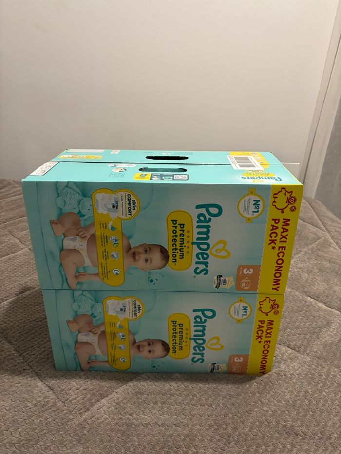 224 couches Pampers Premium taille 3 - photo numéro 2