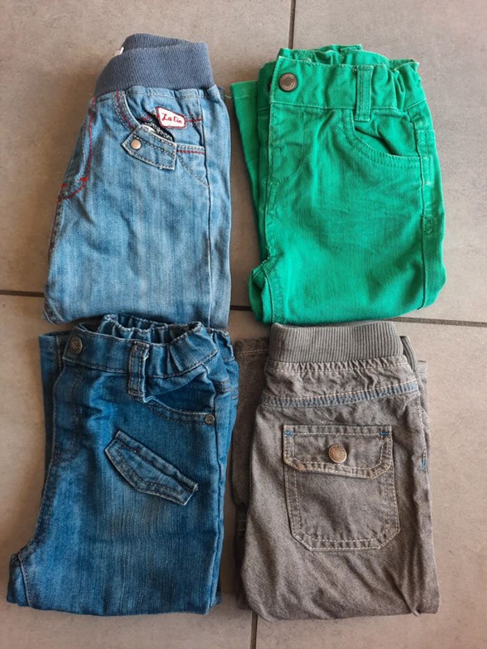 Lot de pantalons garçon 18 mois - photo numéro 3