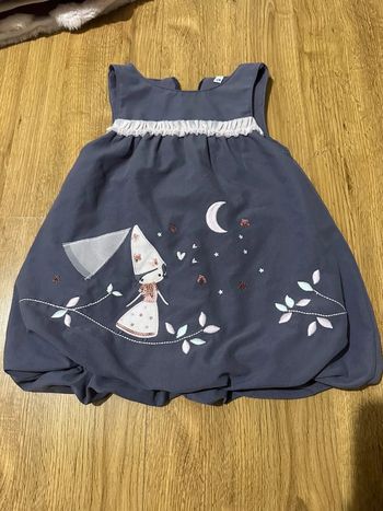 Robe boule bébé fille 12 mois violette