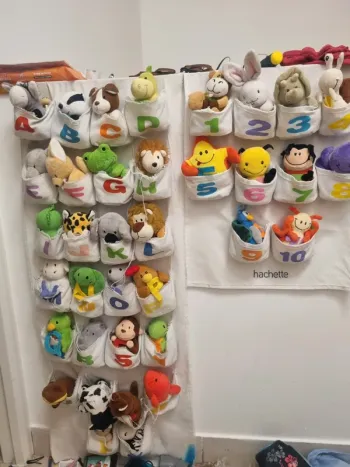 Collection livres et peluche alphabet et chiffres