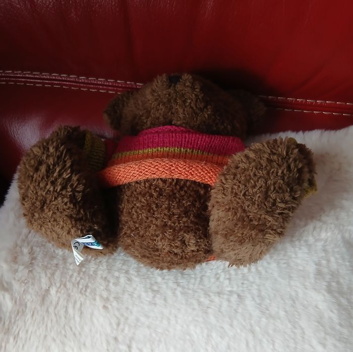 Peluche-doudou Ourson brun *Phildar *23cm - photo numéro 7