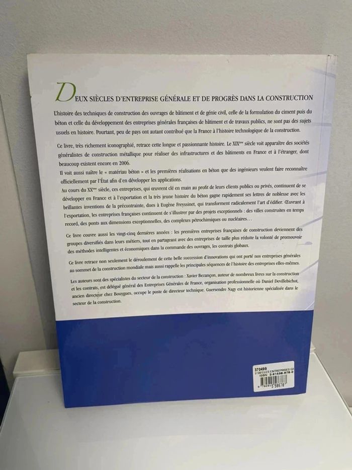 Livre - Deux siècles d'entreprise générale et de progrès dans la construction - photo numéro 2