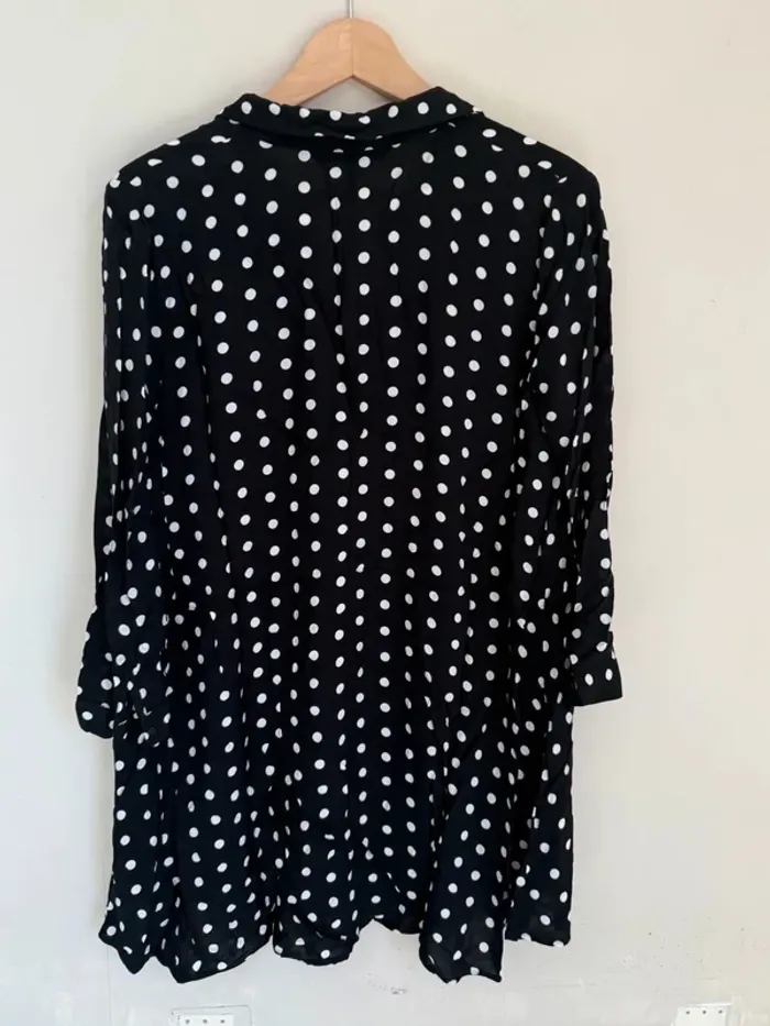 Chemise à pois Zara - photo numéro 4