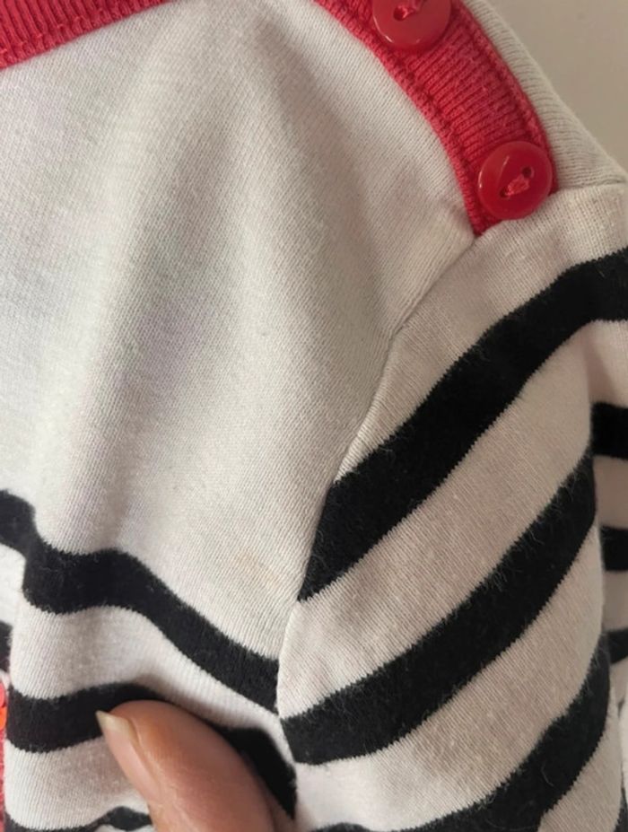 Tee shirts à rayures orchestra 5 ans fille - photo numéro 4