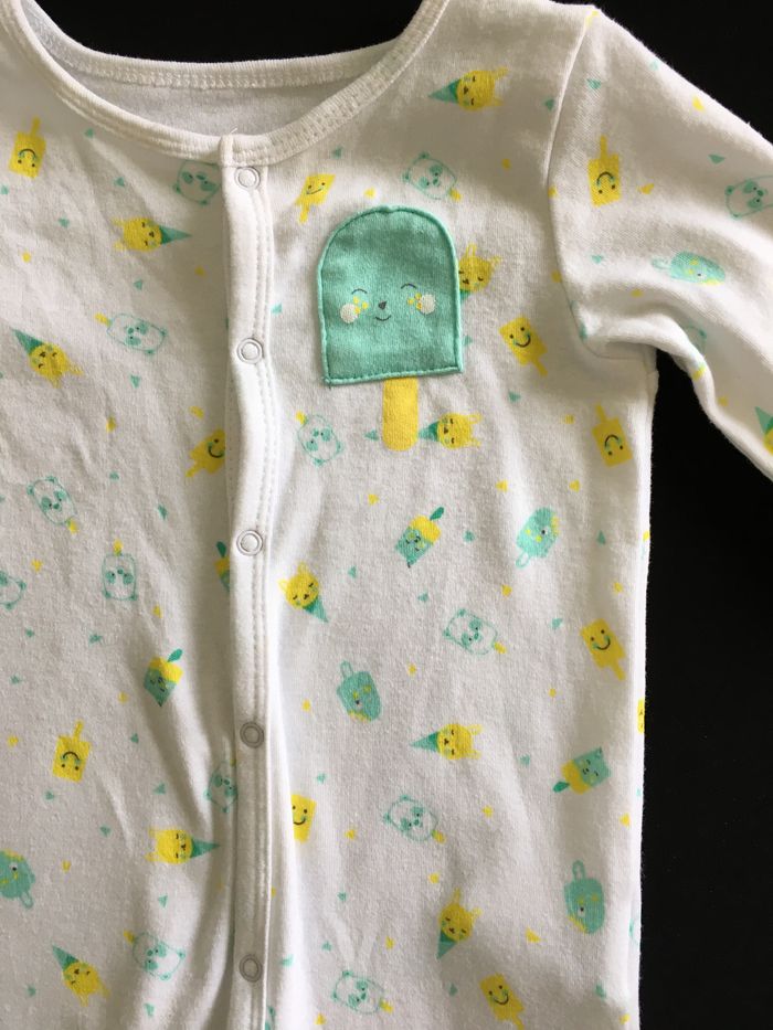 Pyjama fin imprimé 6 mois - photo numéro 2