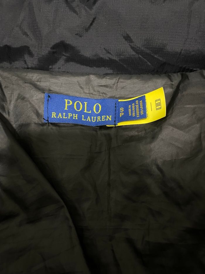 Doudoune Polo Ralph Lauren noire – taille S – neuve – capuche amovible - photo numéro 9