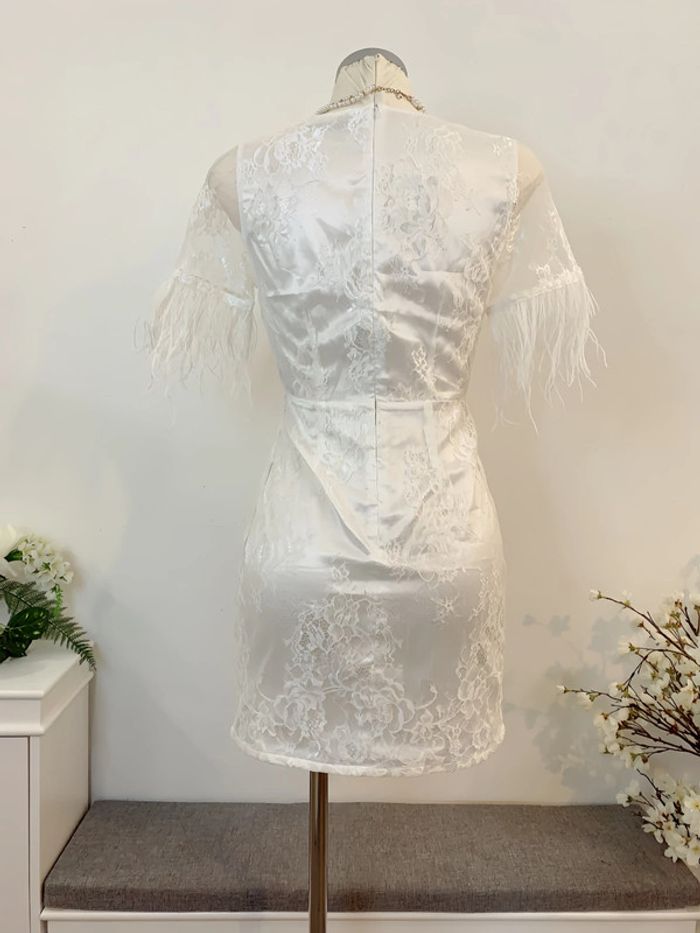 Dress Robe Chic White Elegant Princess - photo numéro 7