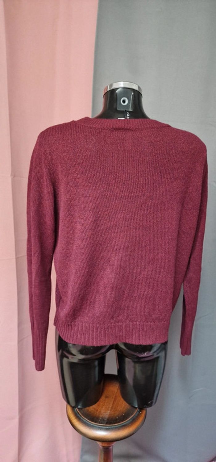 Pull bordeaux - photo numéro 2