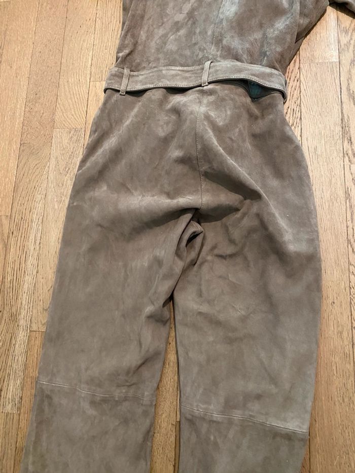 Combinaison Camelia en cuir beige Zapa taille 38 neuve avec étiquette - photo numéro 9