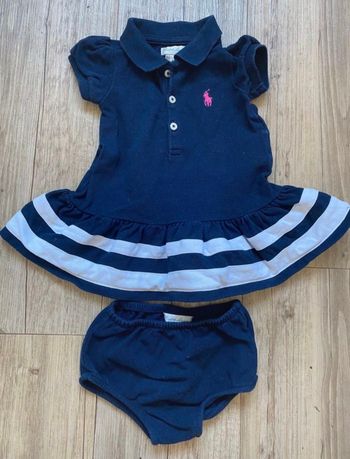 Robe et culotte bloomer Ralph Lauren 6 mois