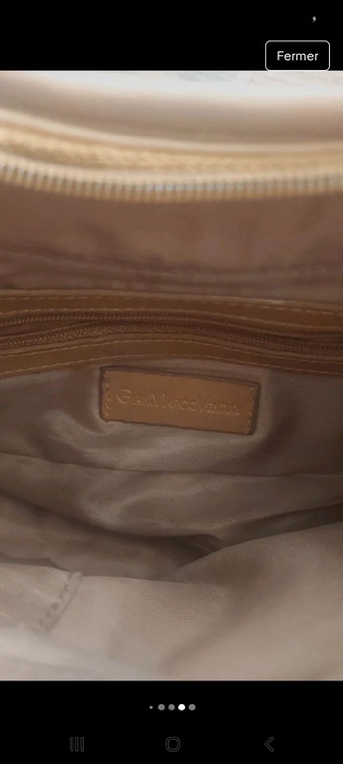 Jolie Sac á main Gian Marco Venturi marron - photo numéro 11