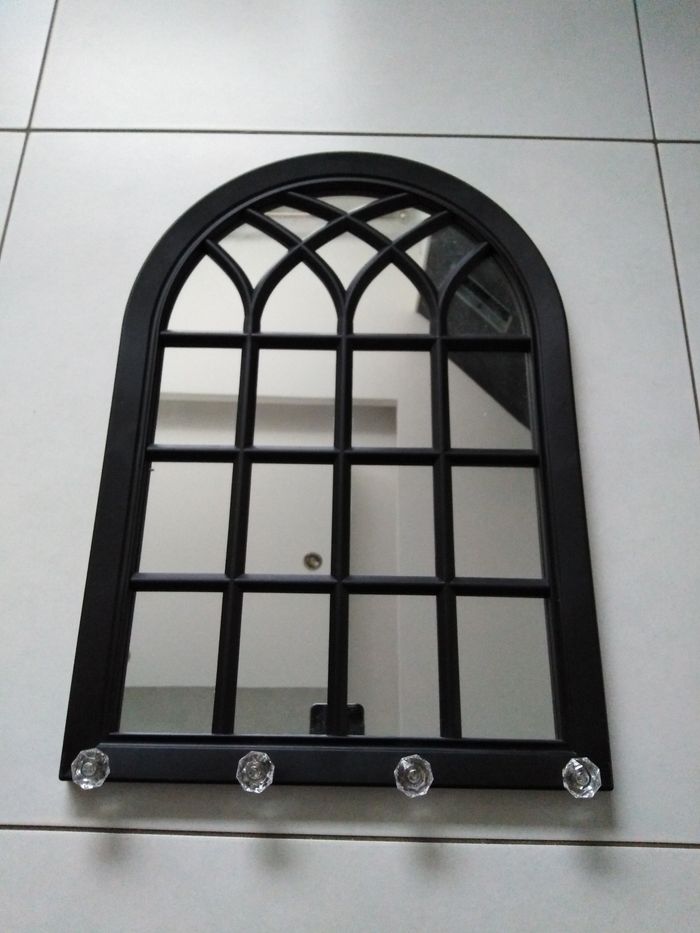 Miroir en forme d'arche noir - photo numéro 2