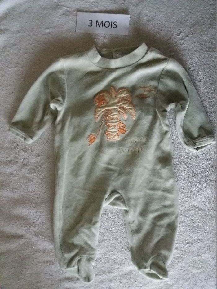 Pyjama velours 3 mois