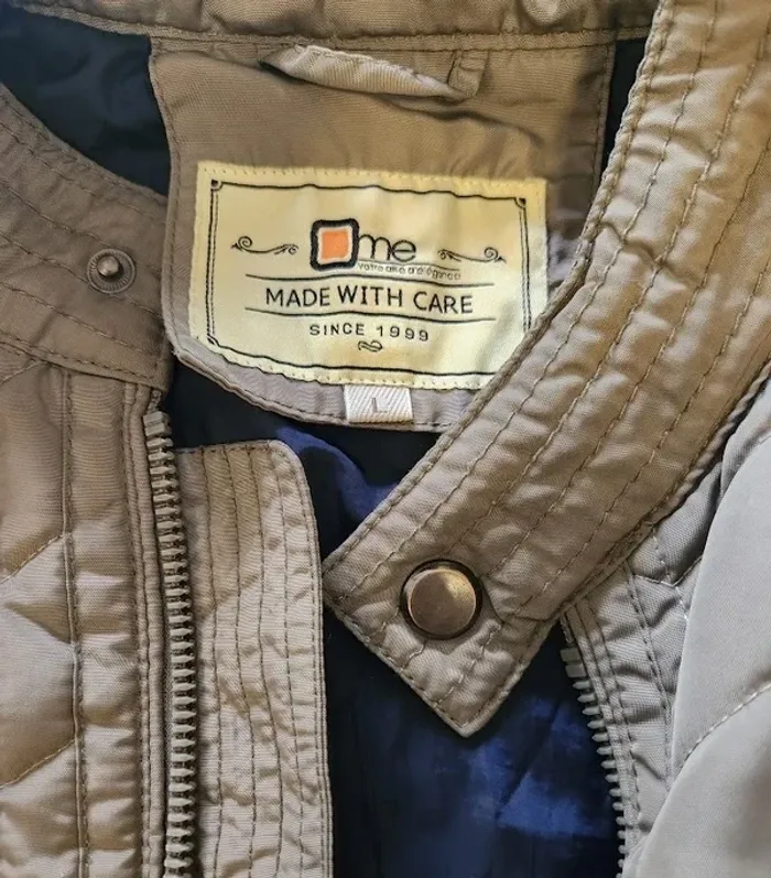 Veste Homme Beige Taille S très bon état - photo numéro 3