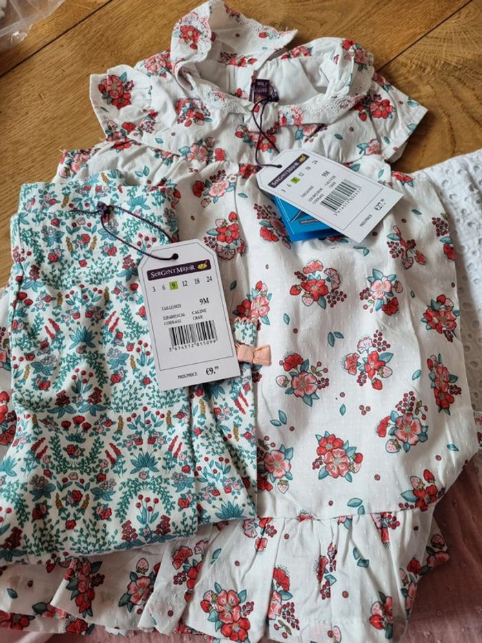 Ensemble 9mois fleuri - photo numéro 5