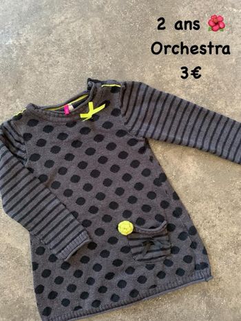 Robe pull 🌺 2 ans 🌺 Orchestra