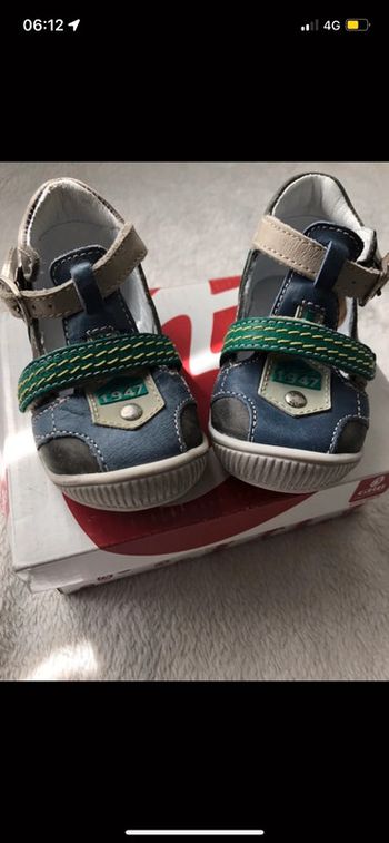 Sandales cuir GBB 18 garçon neuves