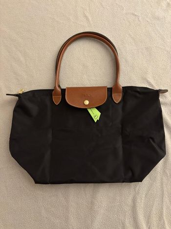 Sac long champs taille L noir et marron