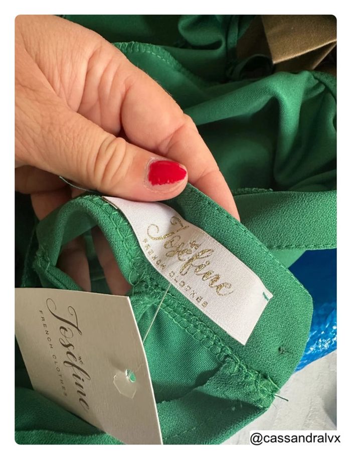 Robe vert émeraude - Joséfine - photo numéro 3