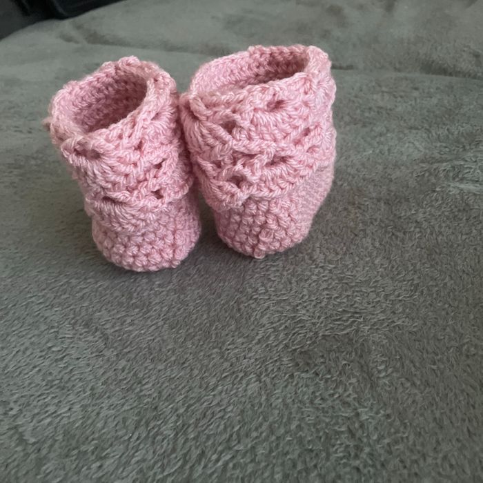 Bottines chaussons au crochet - photo numéro 3