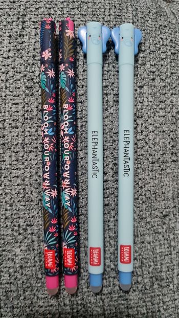 Legami 2 Éléphants + 2 Fleurs Effaçables Neufs