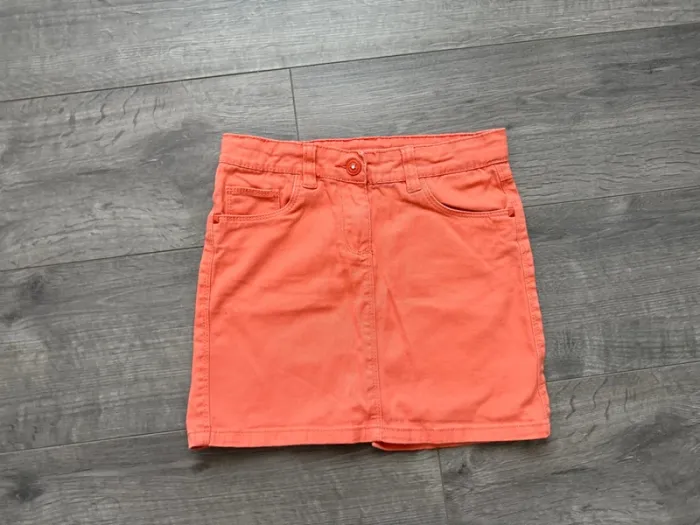 Jupe droite corail Punkidz 10 ans