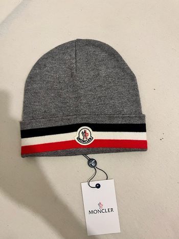 Bonnet Moncler Gris