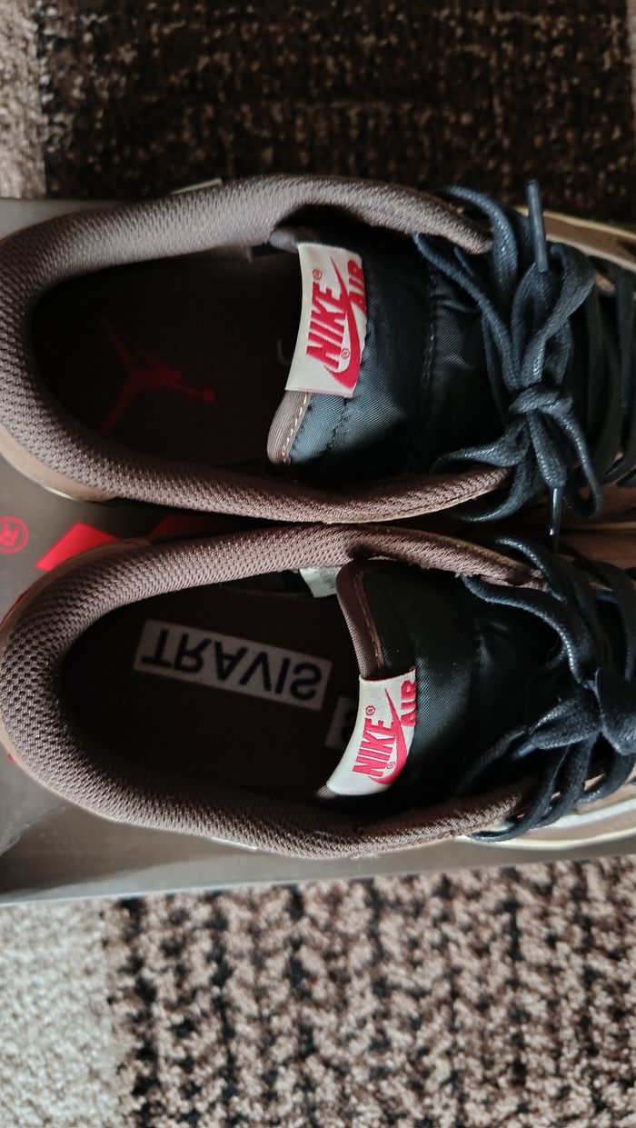 Nike Jordan 1 Low X Travis Scott marron/noir - photo numéro 7