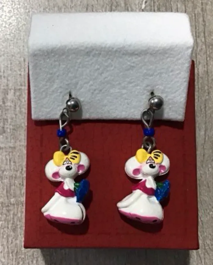 Vintage boucles oreilles diddl