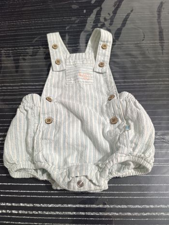 Salopette été garçon 1 mois