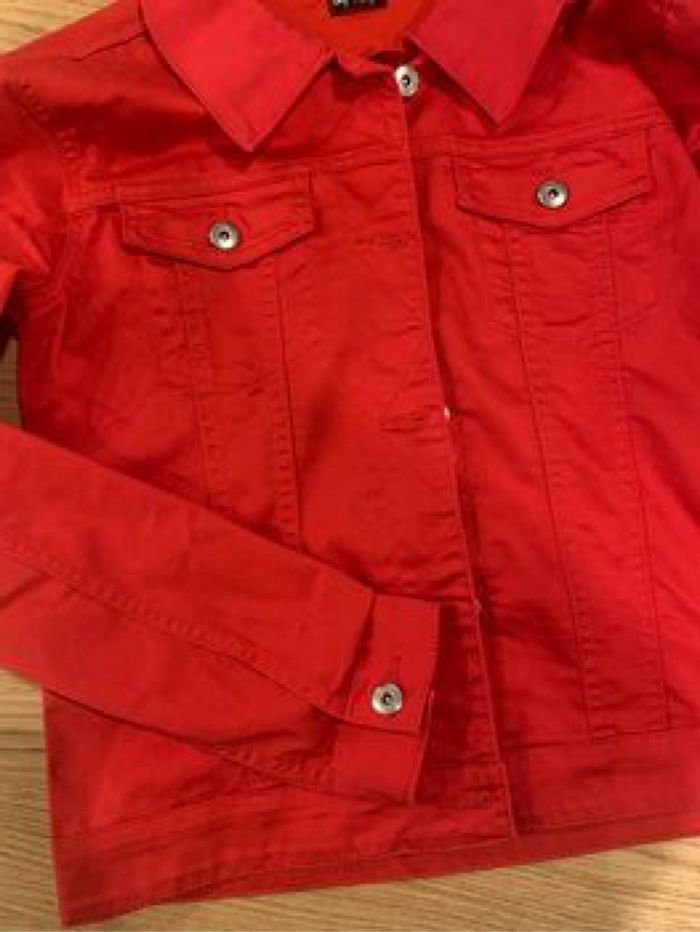 🧥 Veste en jean rouge Influx – Taille M 🔥 - photo numéro 2