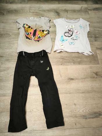 Ensemble  papillons 4ans