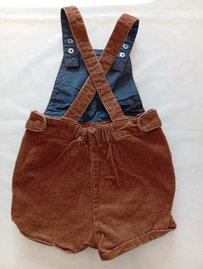 Salopette short bébé - photo numéro 2