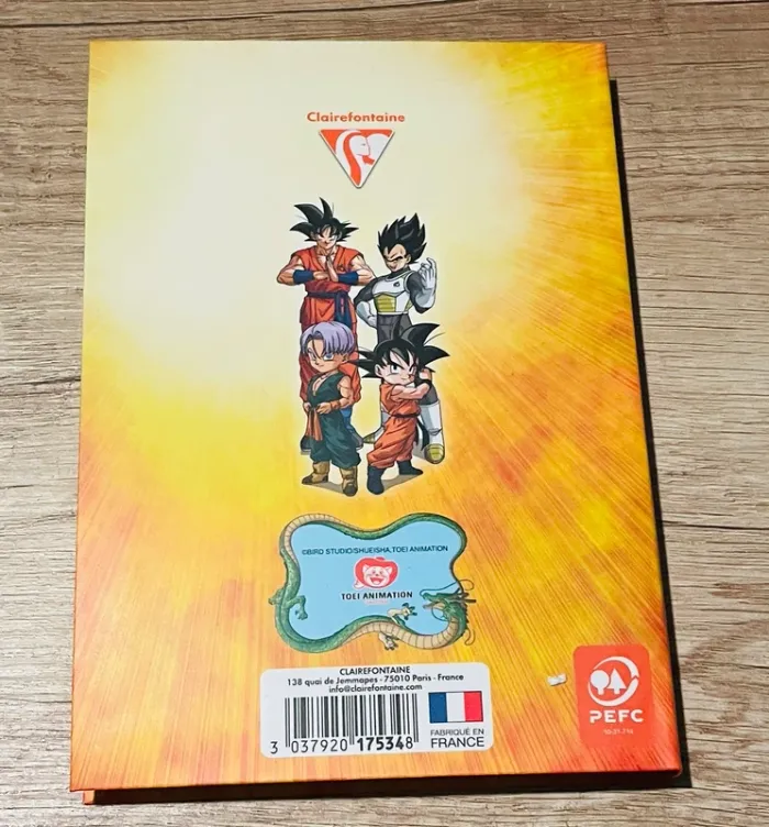 Agenda  dragon Ball Z, année 2025, 26 plus stylo effaçable - photo numéro 2