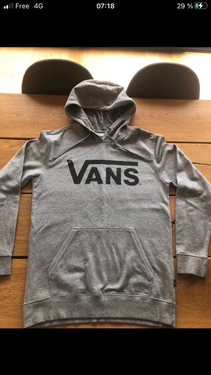 Sweat capuche vans taille S