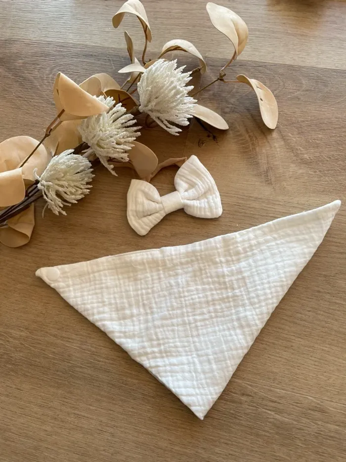 Lot bavoir bandeau