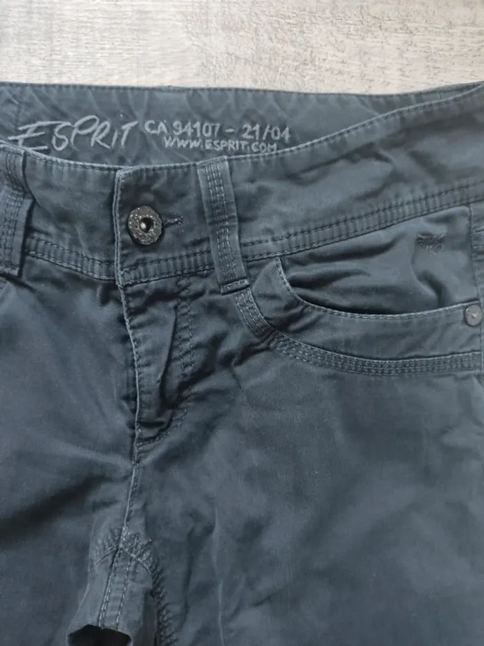 Jeans skinny stretch noir avec poches taille 36 Esprit - photo numéro 6