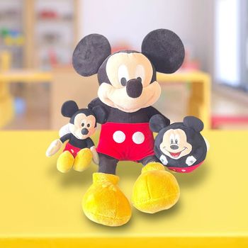 Lot de 3 peluches Mickey Mouse