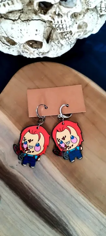 Boucles d'oreilles Chucky