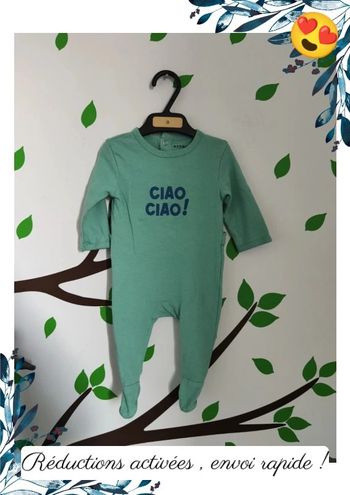 Pyjama 1 mois "ciao ciao"