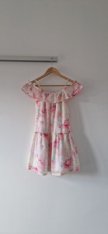 Robe rose et blanche orchestra taille 10ans 