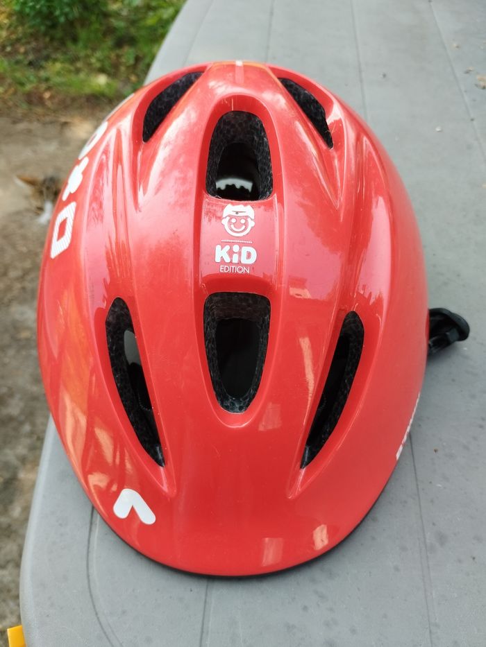Casque enfant XS rouge