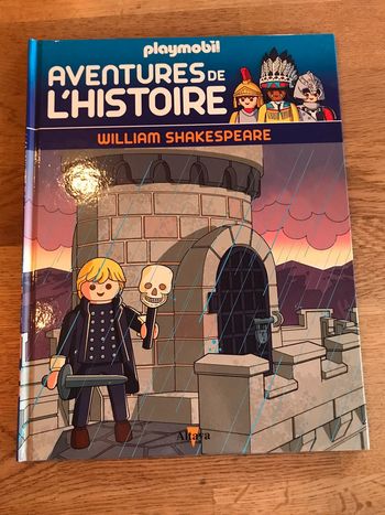 Livre Playmobil Aventures de l’histoire Numéro 59 William shakespeare
