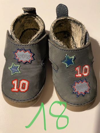 Chaussons / chaussures fourrés Vertbaudet pointure 18