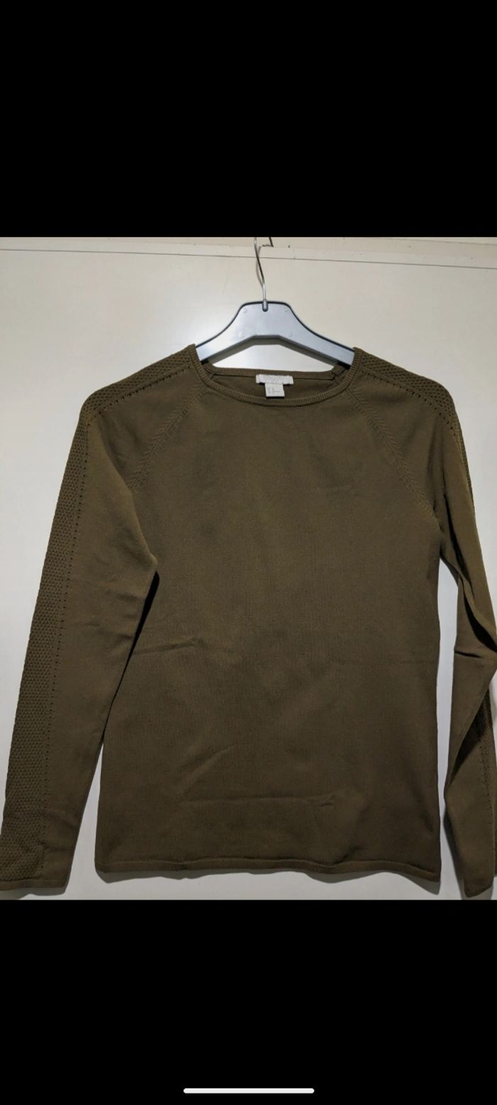 Pull H&M vert kaki. Taille 38