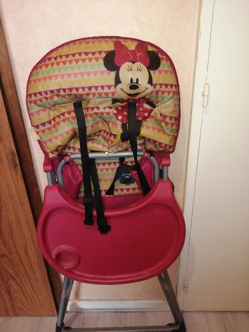 Chaise haute bb minnie