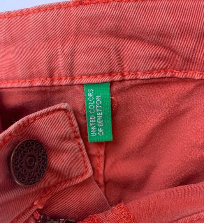 Jean T36 Benetton corail - photo numéro 2